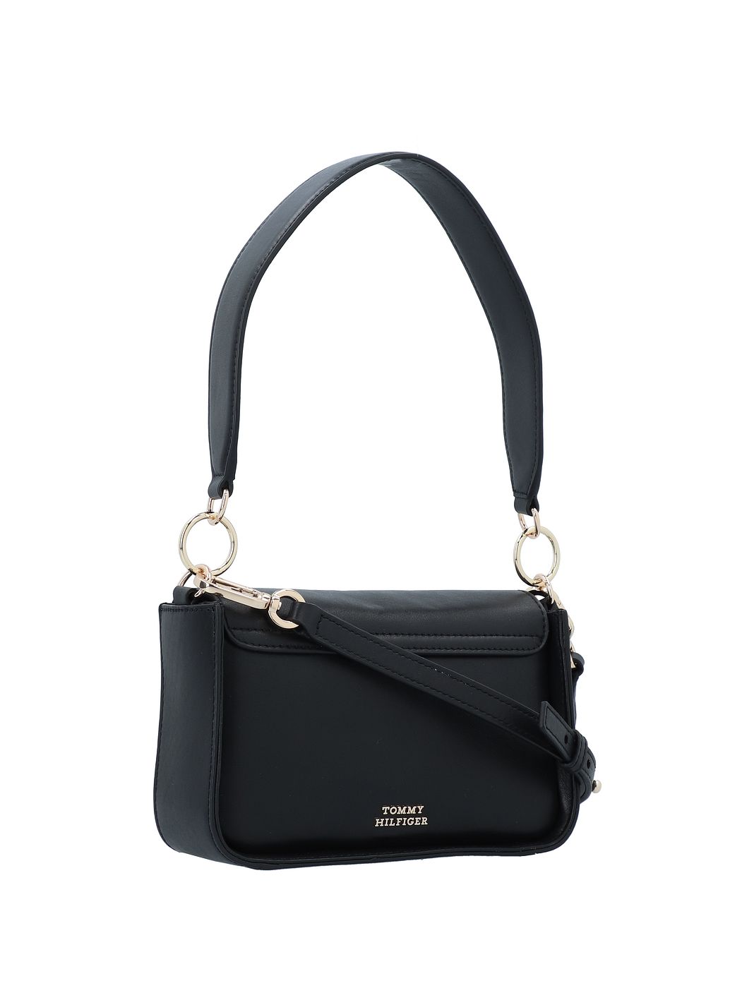 Tommy Hilfiger Crest Borsa a spalla Vera Pelle 21.5 cm