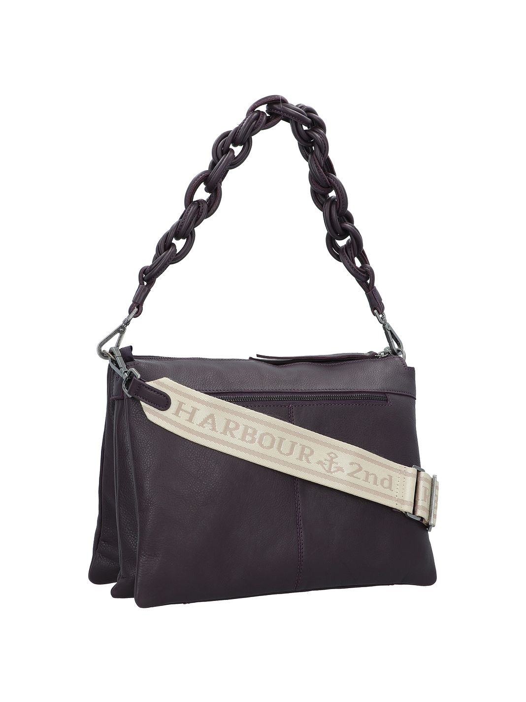 Harbour 2nd Just Pure Borsa a spalla Vera Pelle 35 cm