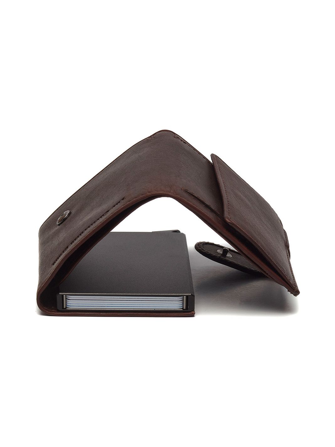 The Chesterfield Brand Frankfurt Custodia per carta di credito Protezione RFID Vera Pelle 7.5 cm