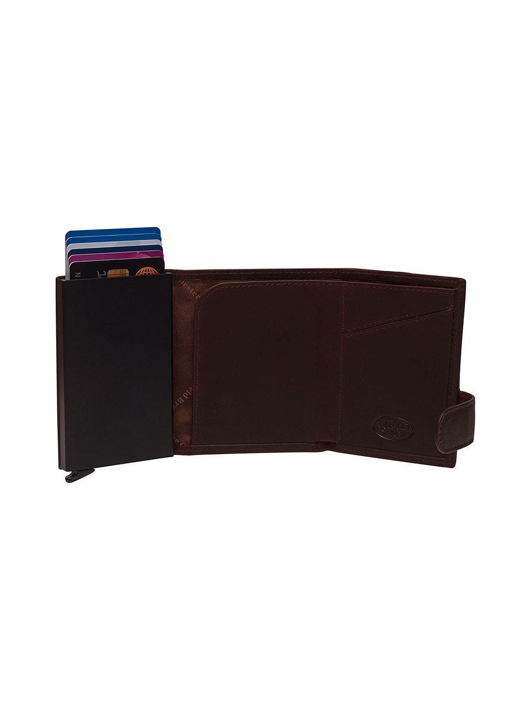 The Chesterfield Brand Frankfurt Custodia per carta di credito Protezione RFID Vera Pelle 7.5 cm