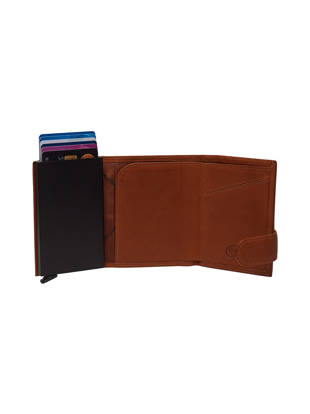 The Chesterfield Brand Frankfurt Custodia per carta di credito Protezione RFID Vera Pelle 7.5 cm