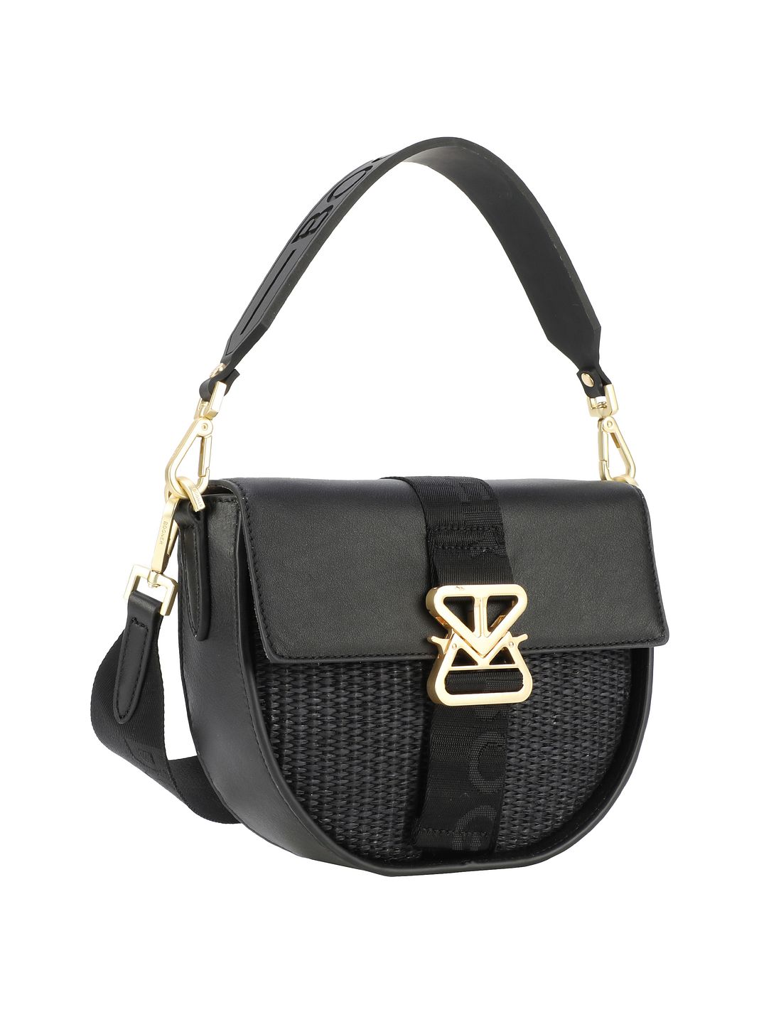 Bogner Zuoz Rafia Cassy Borsa a spalla Vera Pelle 21 cm Bogner Zuoz Rafia Cassy Borsa a spalla Vera Pelle 21 cm