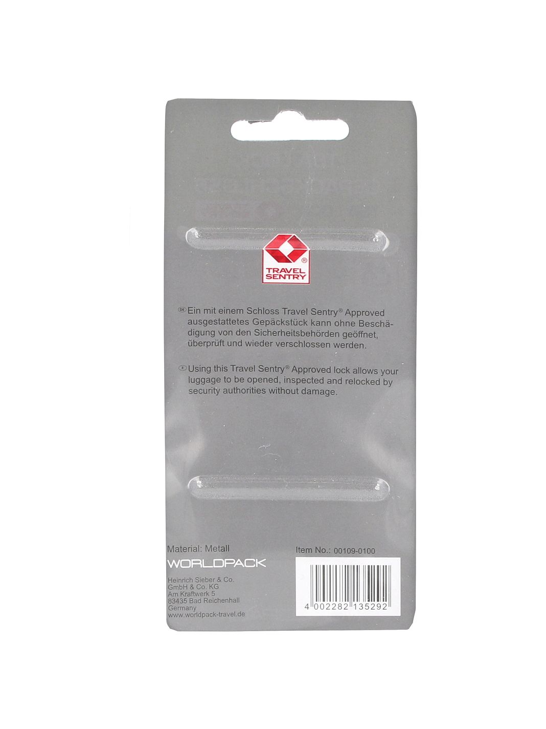 Worldpack Reiseaccessoires Bagagelås 4 cm