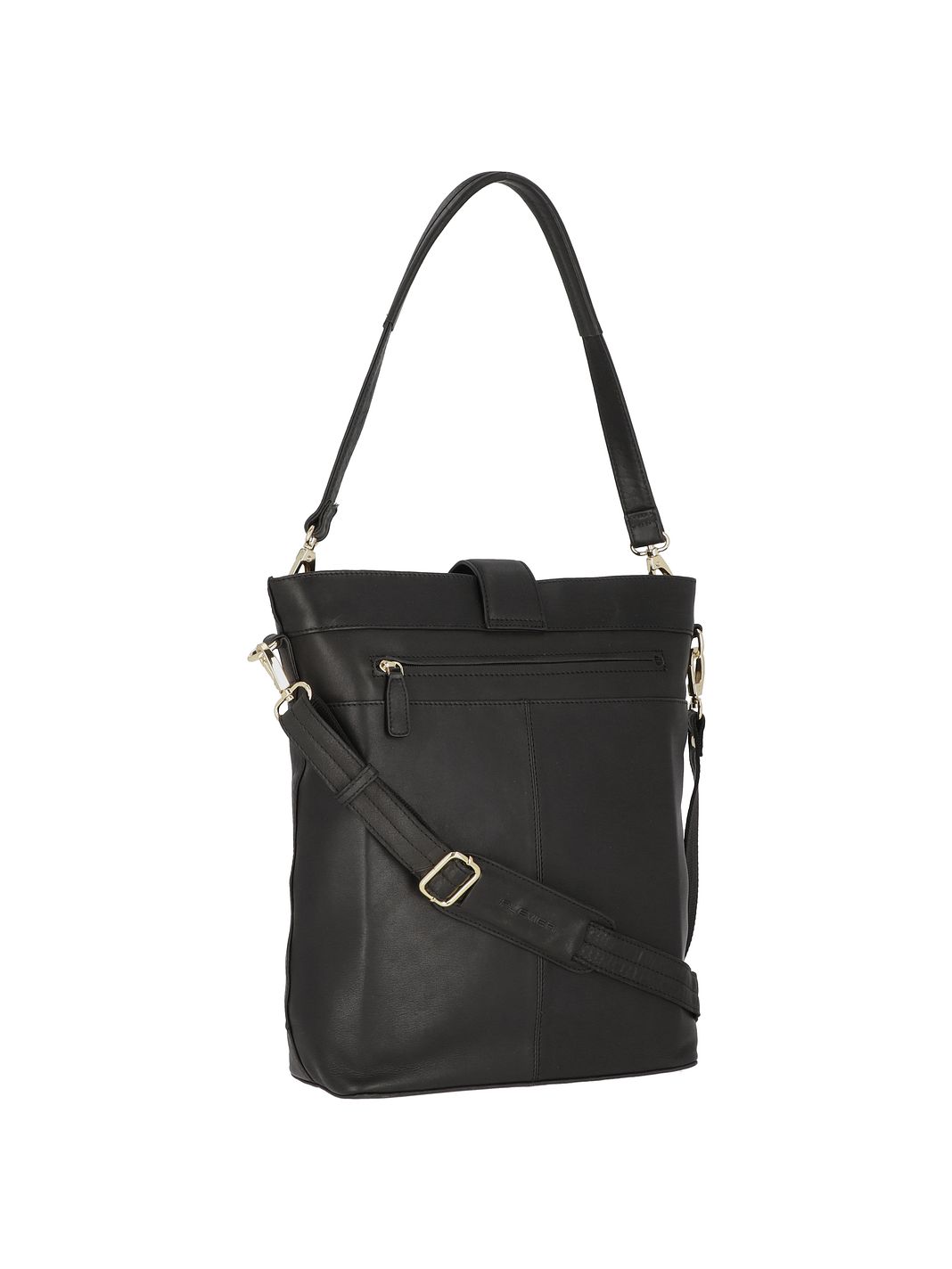 Plevier Bow Borsa a spalla Vera Pelle 30 cm Vano porta PC Plevier Bow Borsa a spalla Vera Pelle 30 cm Vano porta PC