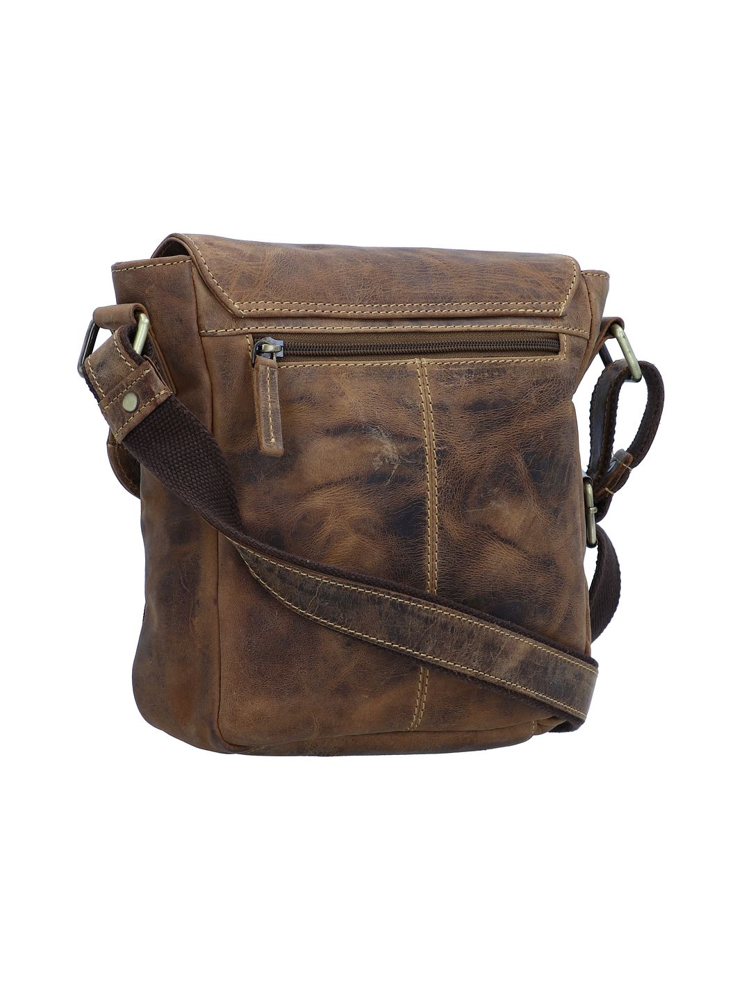 Greenburry Vintage Borsa a tracolla Vera Pelle 26 cm Greenburry Vintage Borsa a tracolla Vera Pelle 26 cm