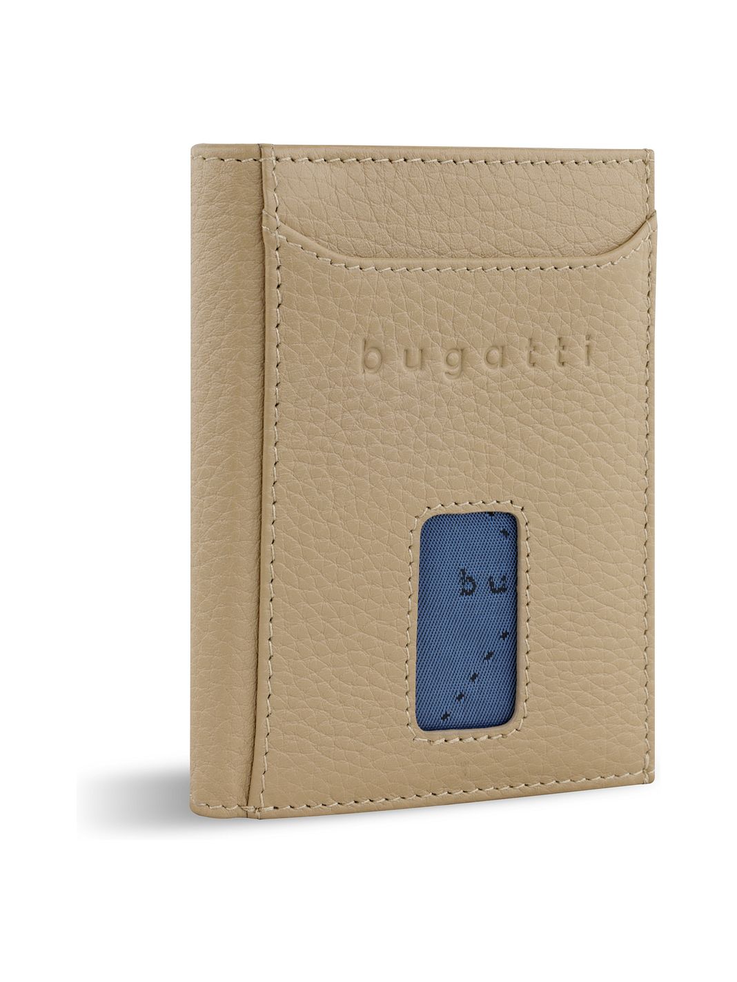 bugatti Secure Slim Portafoglio Protezione RFID Vera Pelle 10 cm bugatti Secure Slim Portafoglio Protezione RFID Vera Pelle 10 cm