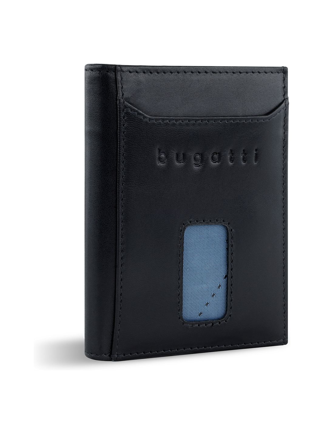 bugatti Secure Slim Portafoglio Protezione RFID Vera Pelle 10 cm bugatti Secure Slim Portafoglio Protezione RFID Vera Pelle 10 cm