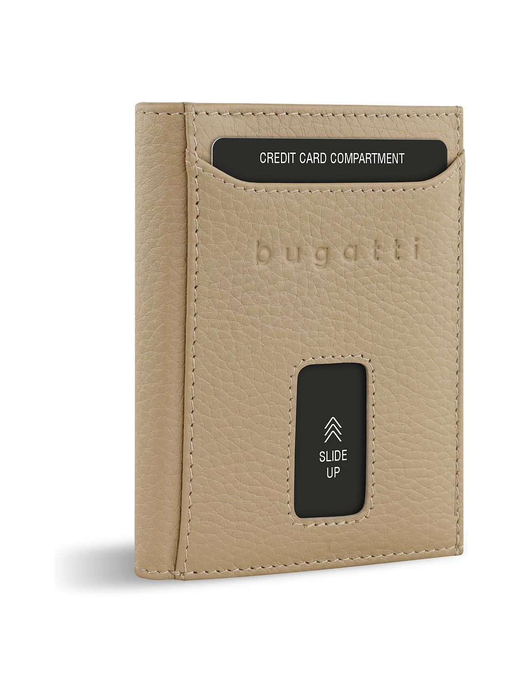 bugatti Secure Slim Portafoglio Protezione RFID Vera Pelle 10 cm bugatti Secure Slim Portafoglio Protezione RFID Vera Pelle 10 cm