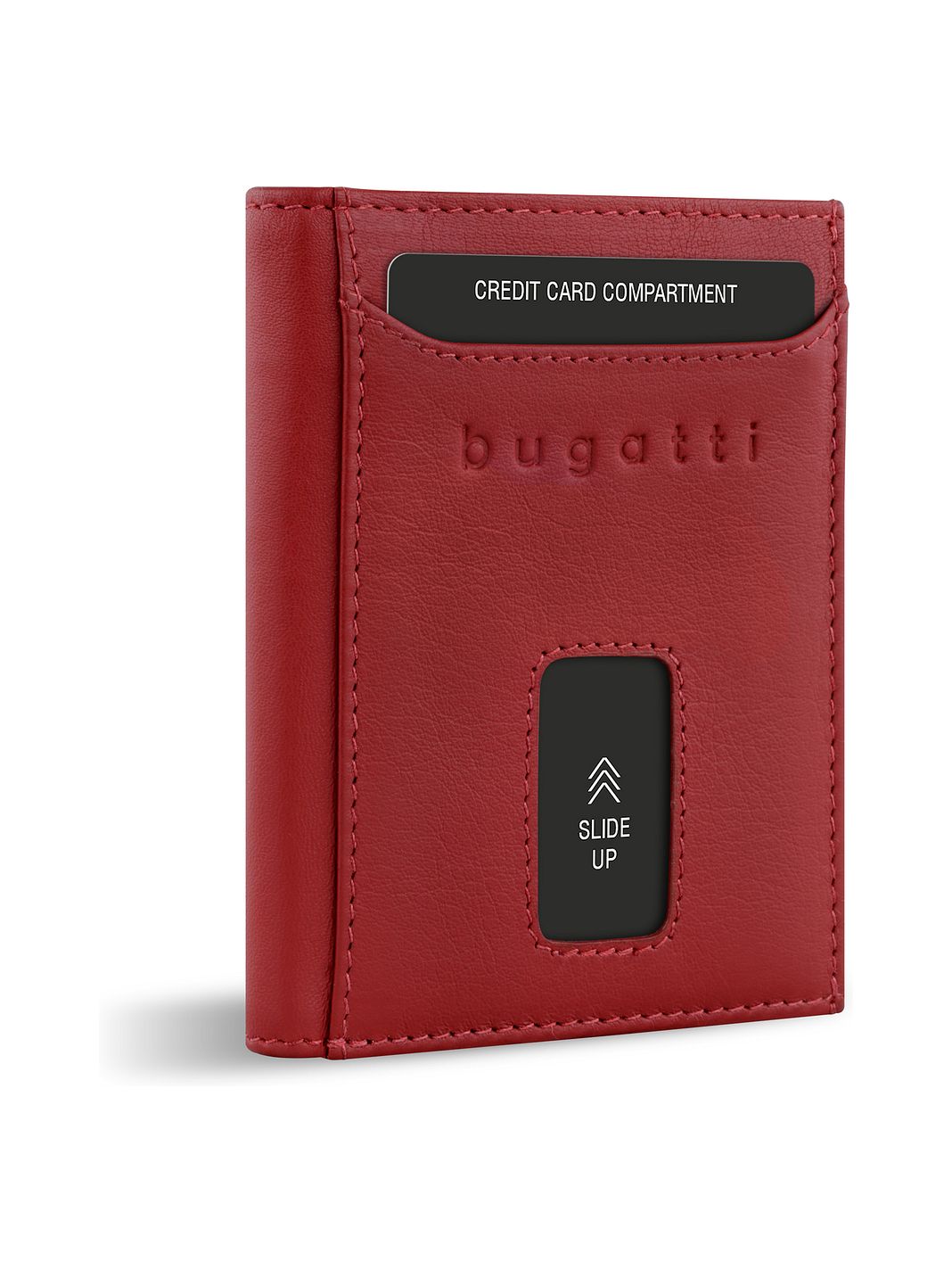 bugatti Secure Slim Portafoglio Protezione RFID Vera Pelle 10 cm bugatti Secure Slim Portafoglio Protezione RFID Vera Pelle 10 cm