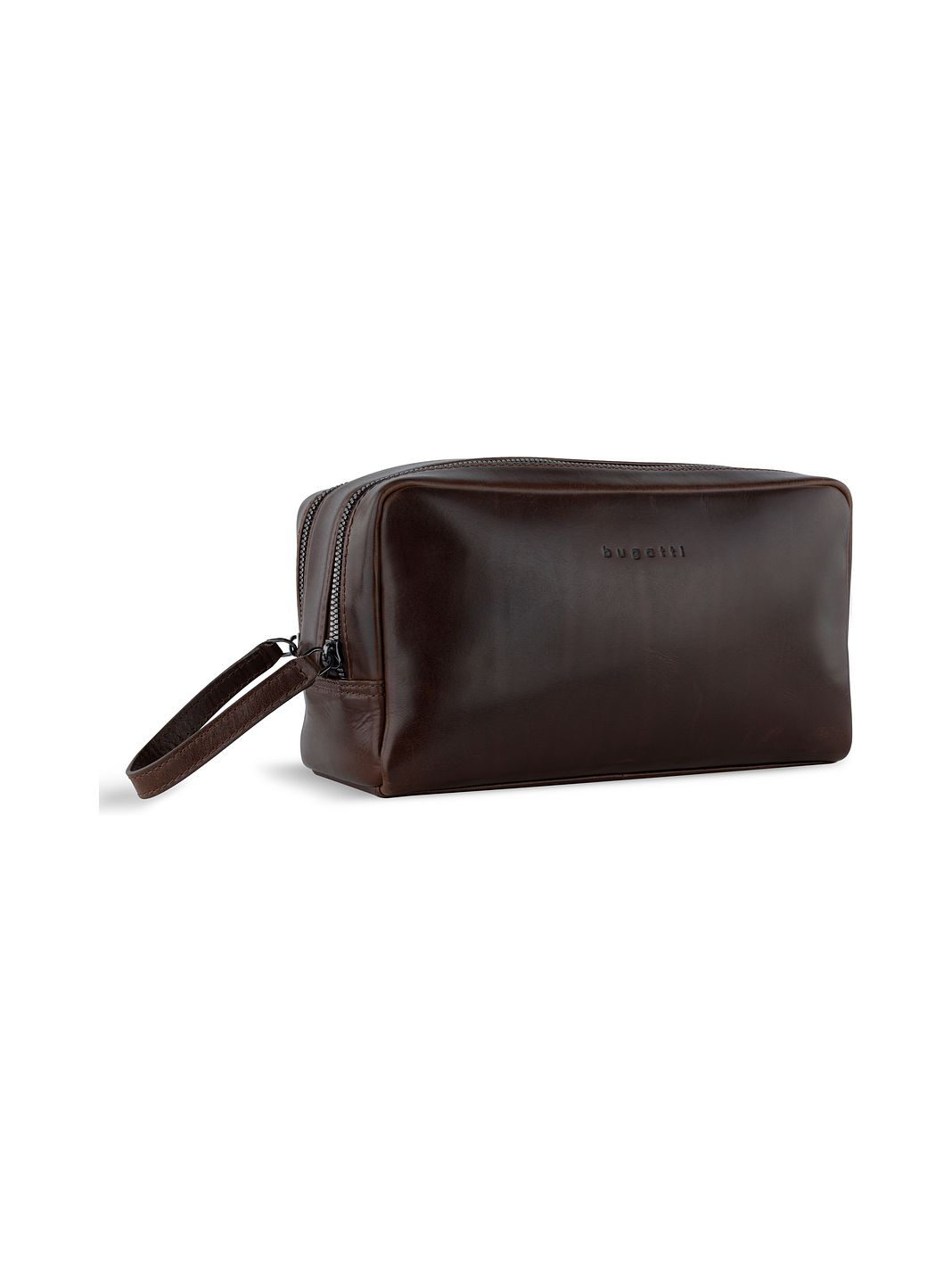 bugatti Romano Borsa da toilette Vera Pelle 25 cm