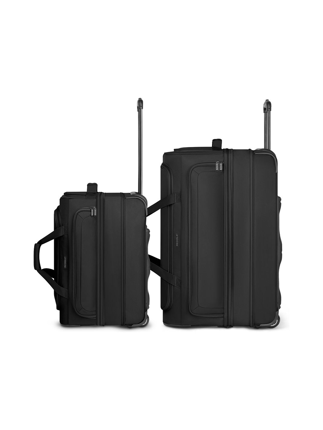 Redolz Set di 2 borse da viaggio Duffle Essentials a 2 ruote, taglie M+L, espandibile Redolz Set di 2 borse da viaggio Duffle Essentials a 2 ruote, taglie M+L, espandibile