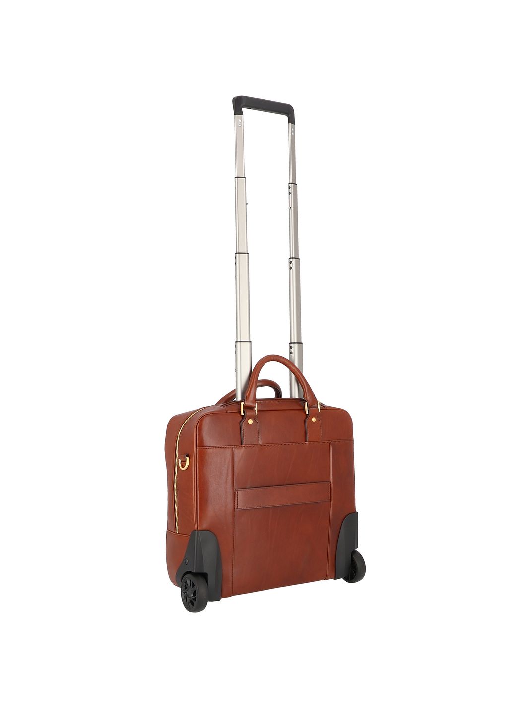 The Bridge Stovia 2 ruote Trolley pilota Vera Pelle 39 cm Vano porta PC
