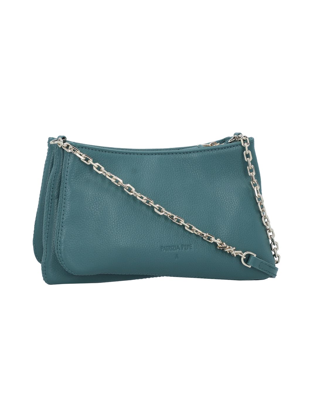Patrizia Pepe Tris Borsa a tracolla Vera Pelle 22 cm Patrizia Pepe Tris Borsa a tracolla Vera Pelle 22 cm