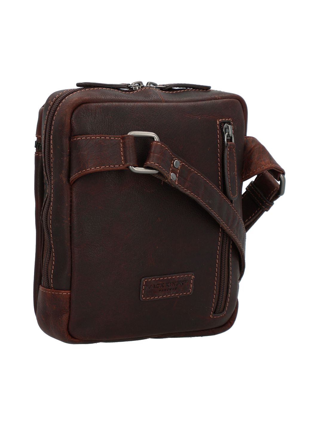 Jack Kinsky Porto Borsa a tracolla Vera Pelle 20 cm Jack Kinsky Porto Borsa a tracolla Vera Pelle 20 cm