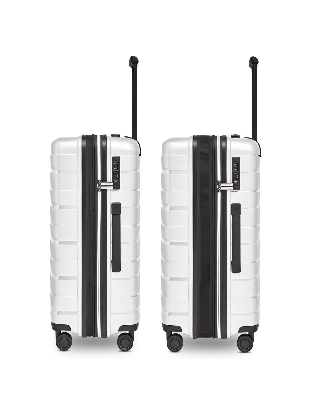 Bergpfeil Travel 4 ruote Set di valigie 3 pezzi espandibile