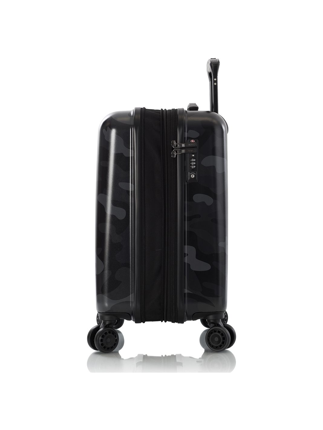 Heys Black Camo 4 ruote Trolley cabina S 53 cm espandibile
