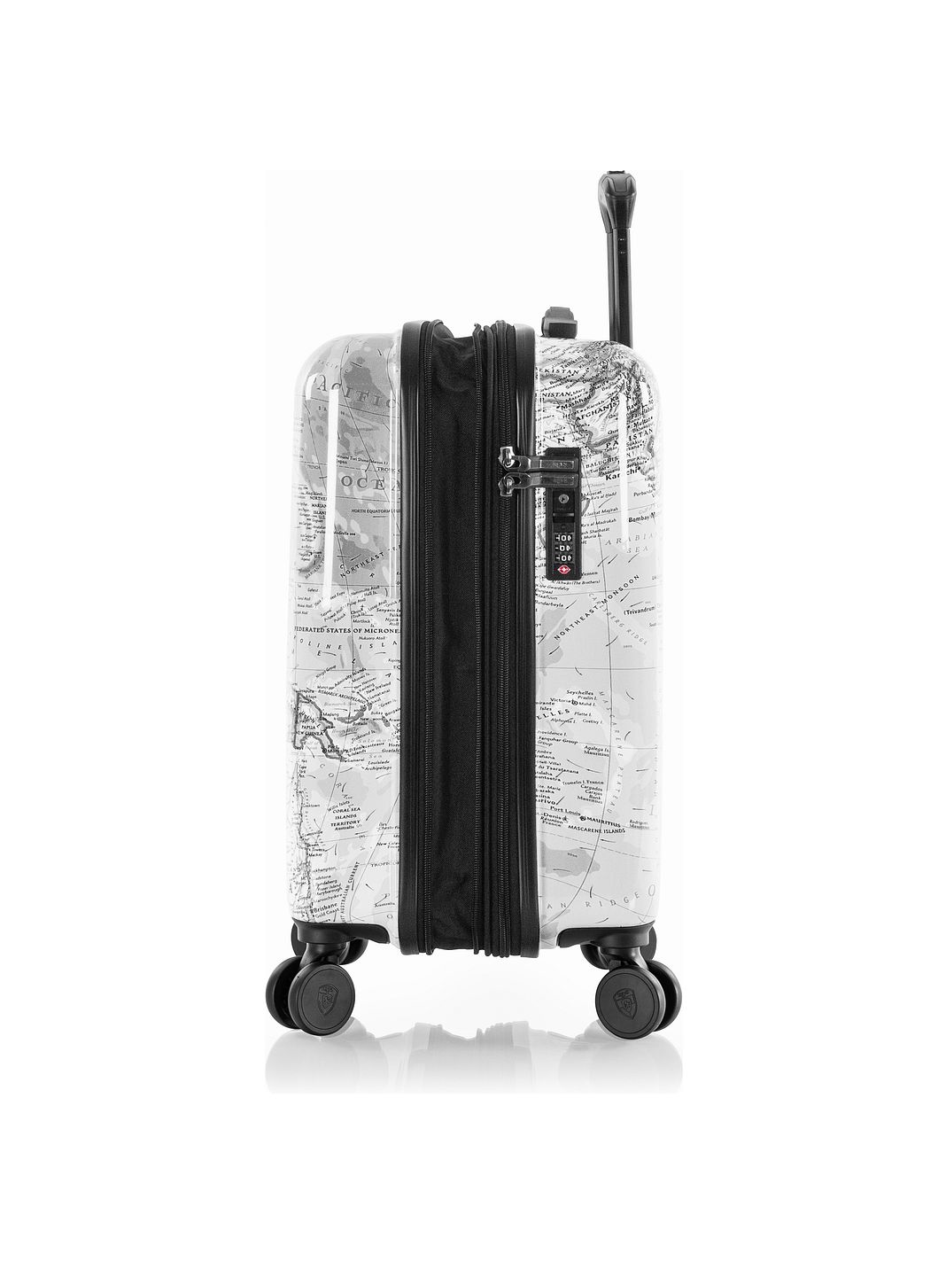 Heys Black Camo 4 ruote Trolley cabina S 53 cm espandibile