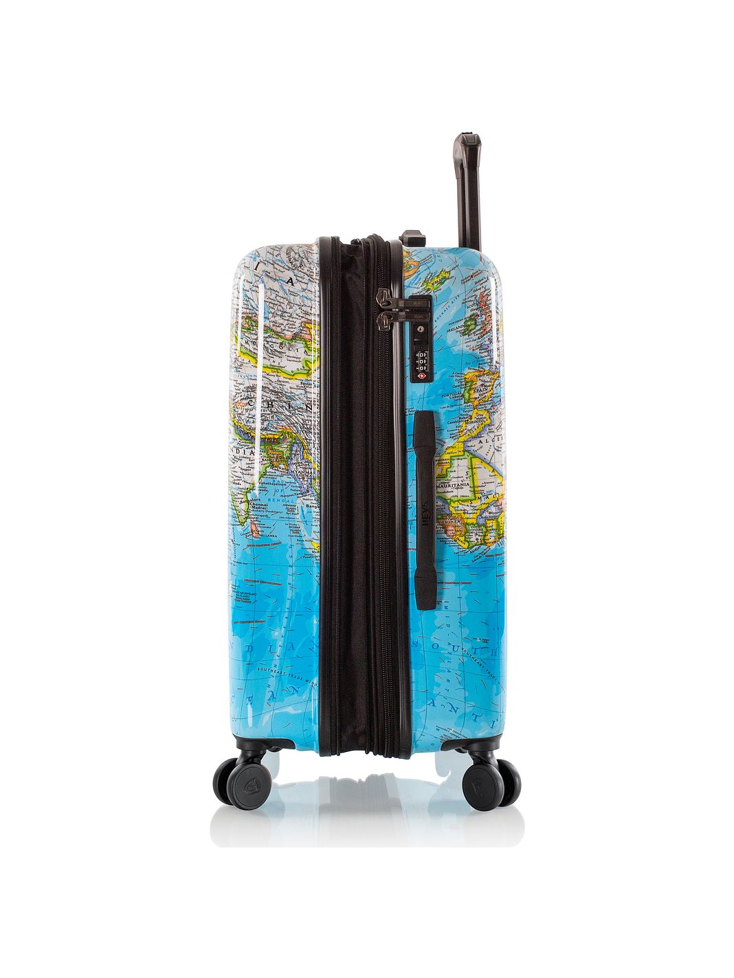 Heys Black Camo 4 ruote Set di valigie 3 pezzi espandibile