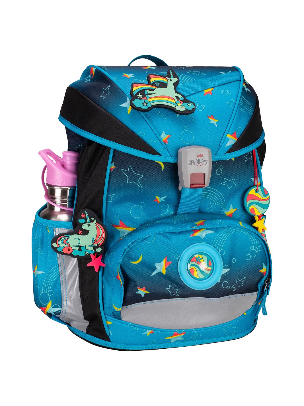 DerDieDas ErgoFlex LED Set di borse per la scuola 5 pezzi