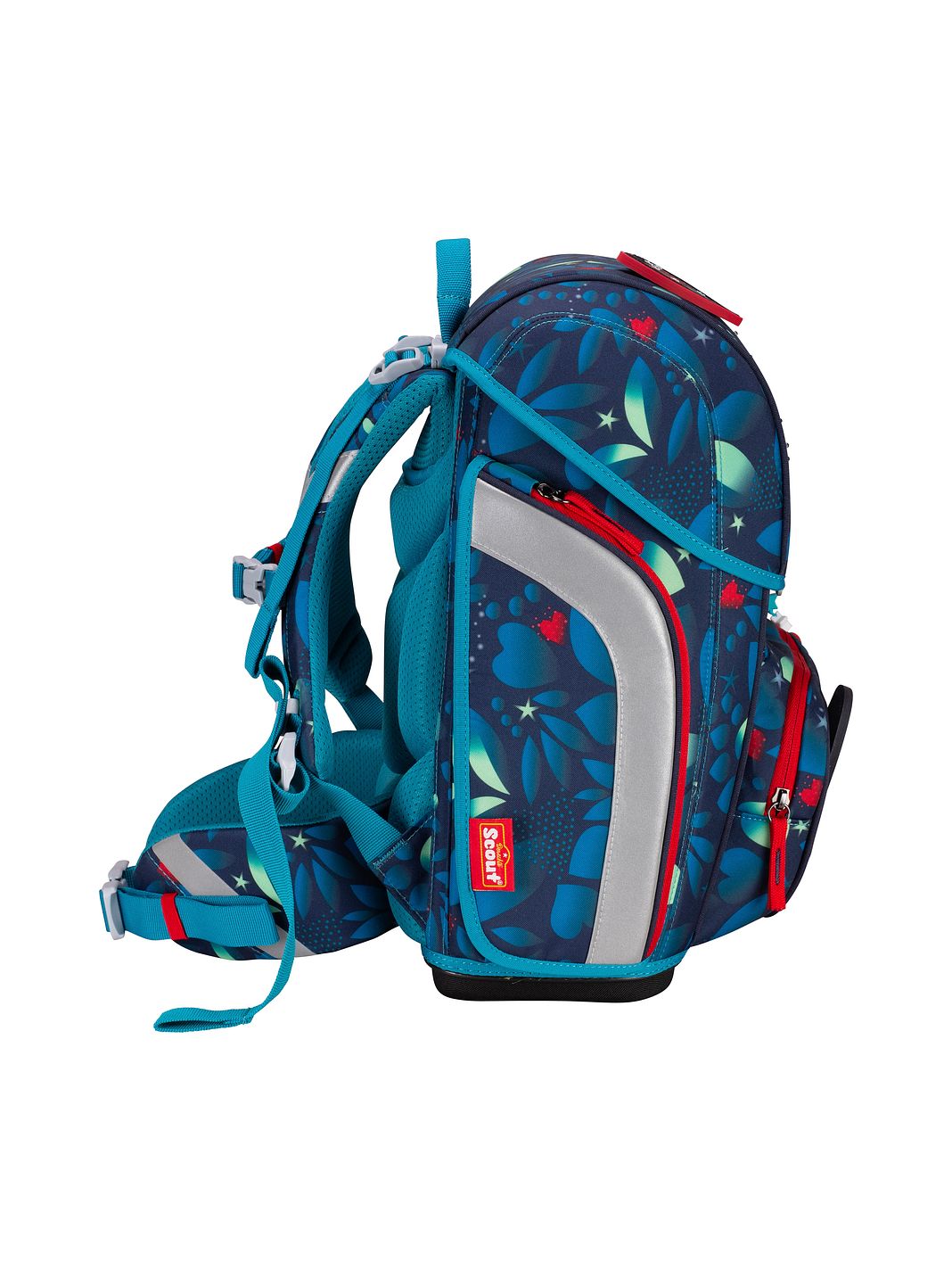 Scout Genius LED Set di borse per la scuola 4 pezzi