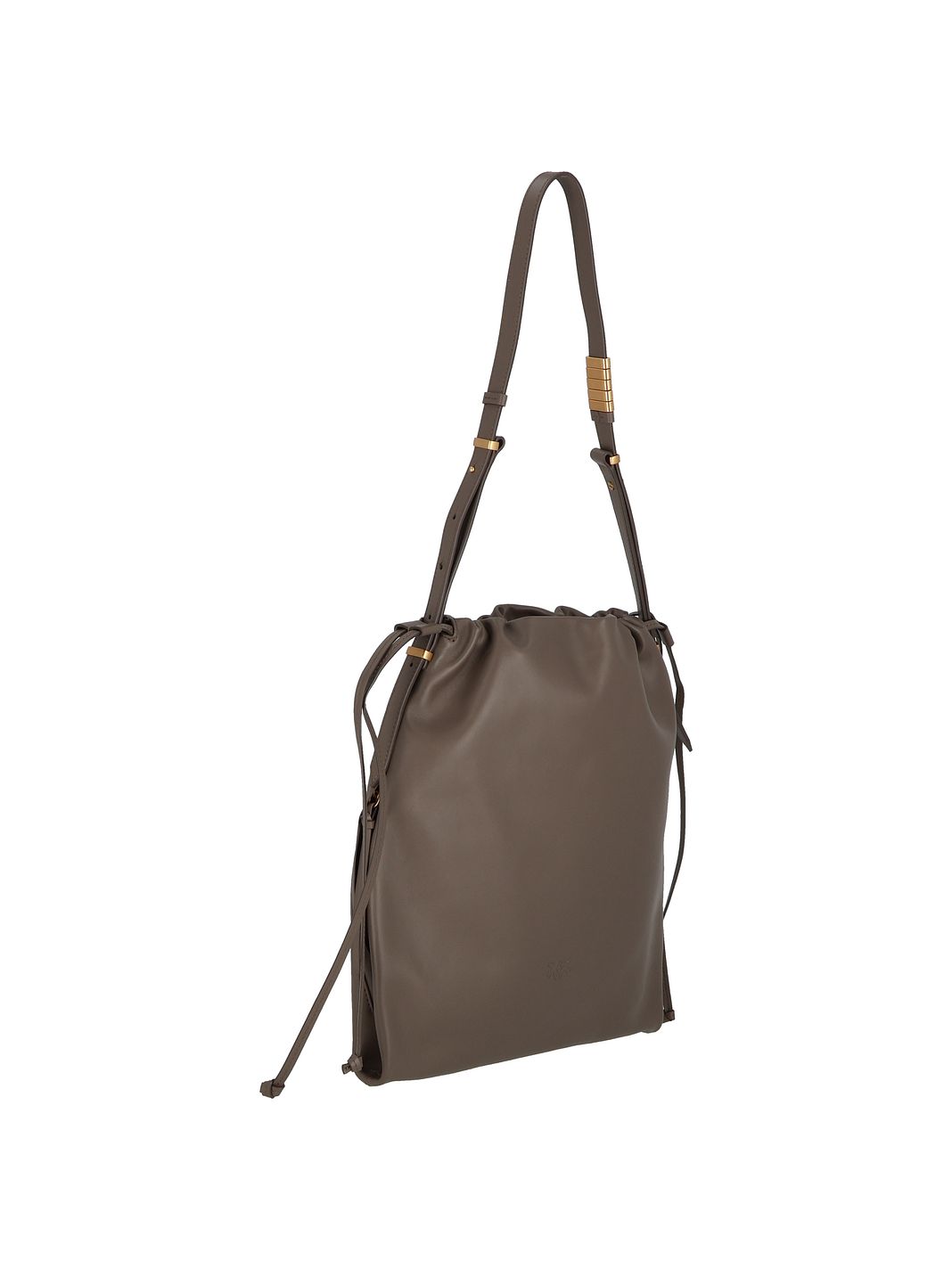 PINKO Slouchy Borsa a spalla Vera Pelle 31 cm
