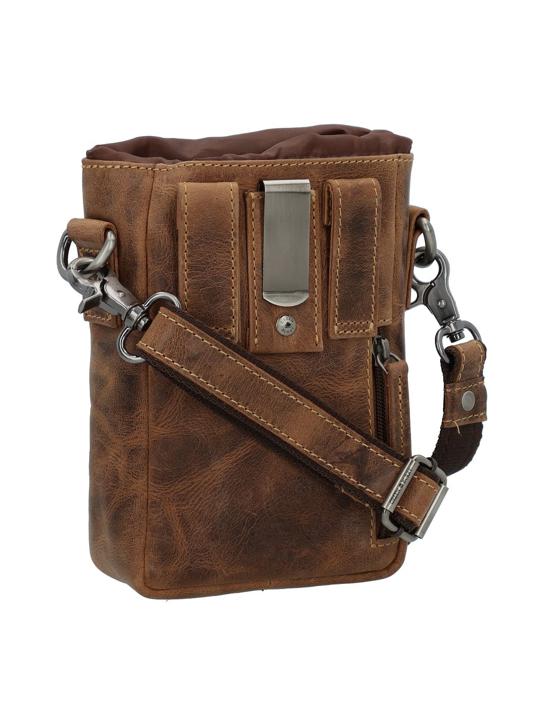 Greenburry Vintage Mini Borsa Borsa a tracolla Vera Pelle 13 cm Greenburry Vintage Mini Borsa Borsa a tracolla Vera Pelle 13 cm