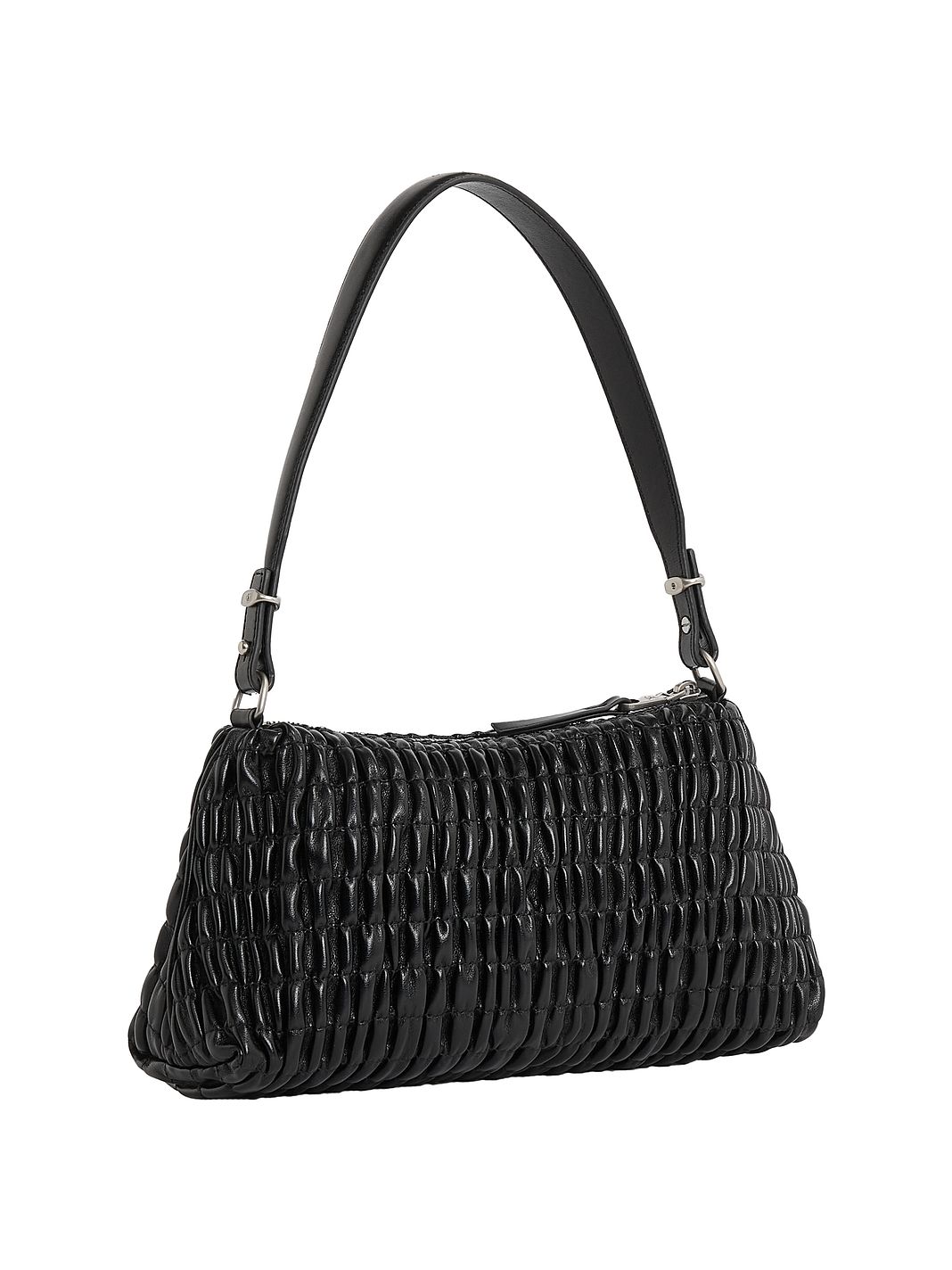 Calvin Klein Ruched Bolsa de hombro 28 cm