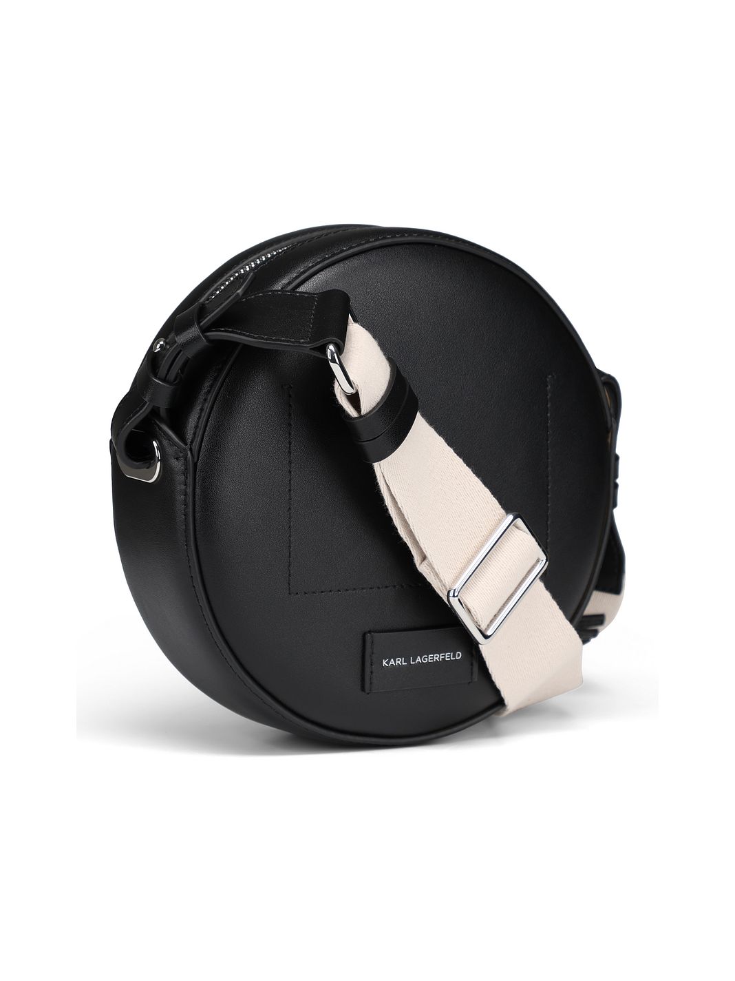 Karl Lagerfeld Circle Borsa a tracolla Vera Pelle 19 cm