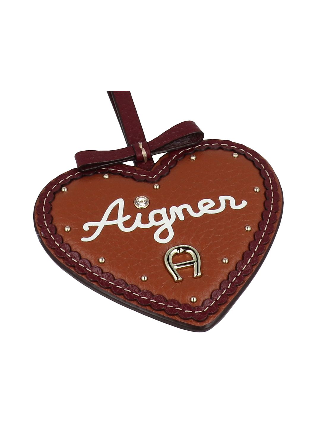 AIGNER Fashion Nyckelring Läder 8 cm