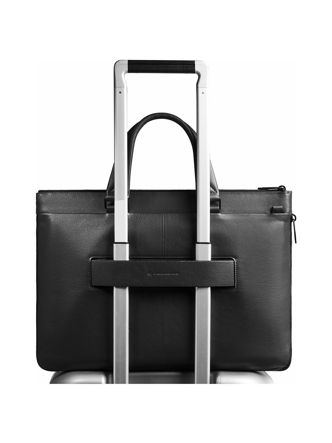 Piquadro Russel Valigetta Protezione RFID Vera Pelle 42 cm Vano porta PC Piquadro Russel Valigetta Protezione RFID Vera Pelle 42 cm Vano porta PC