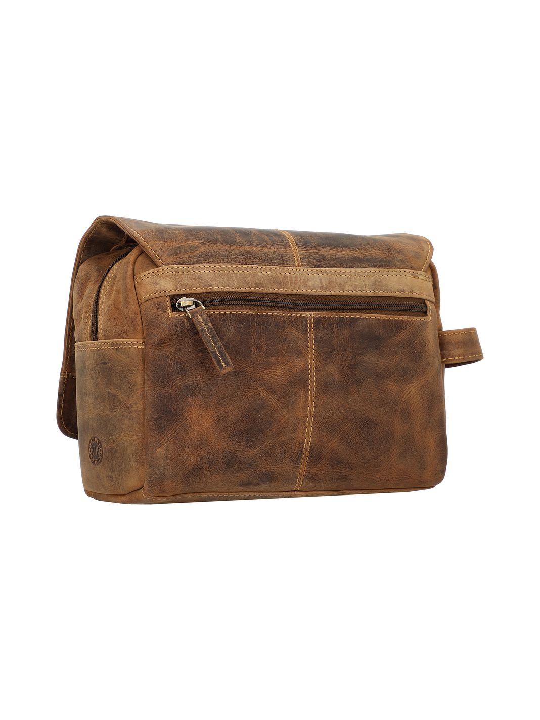 Greenburry Vintage Borsa da toilette Vera Pelle 27 cm Greenburry Vintage Borsa da toilette Vera Pelle 27 cm