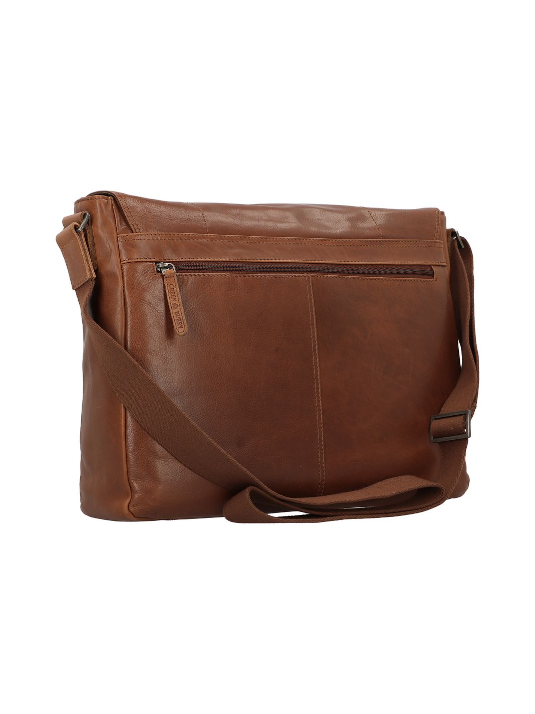 Greenburry Vintage Dokumenttaske Messenger Læder 40 cm Laptoprum