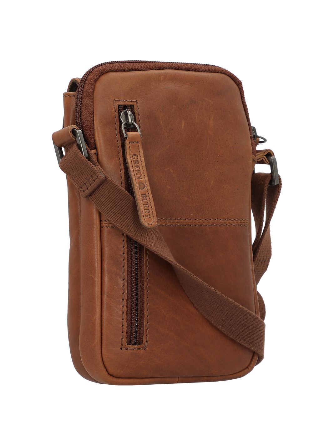 Greenburry Vintage Bolsa de hombro Piel natural 13 cm
