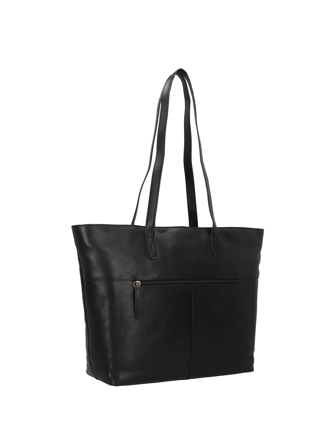 Greenburry Pure Black Shopper taske Læder 35 cm Laptoprum Greenburry Pure Black Shopper taske Læder 35 cm Laptoprum
