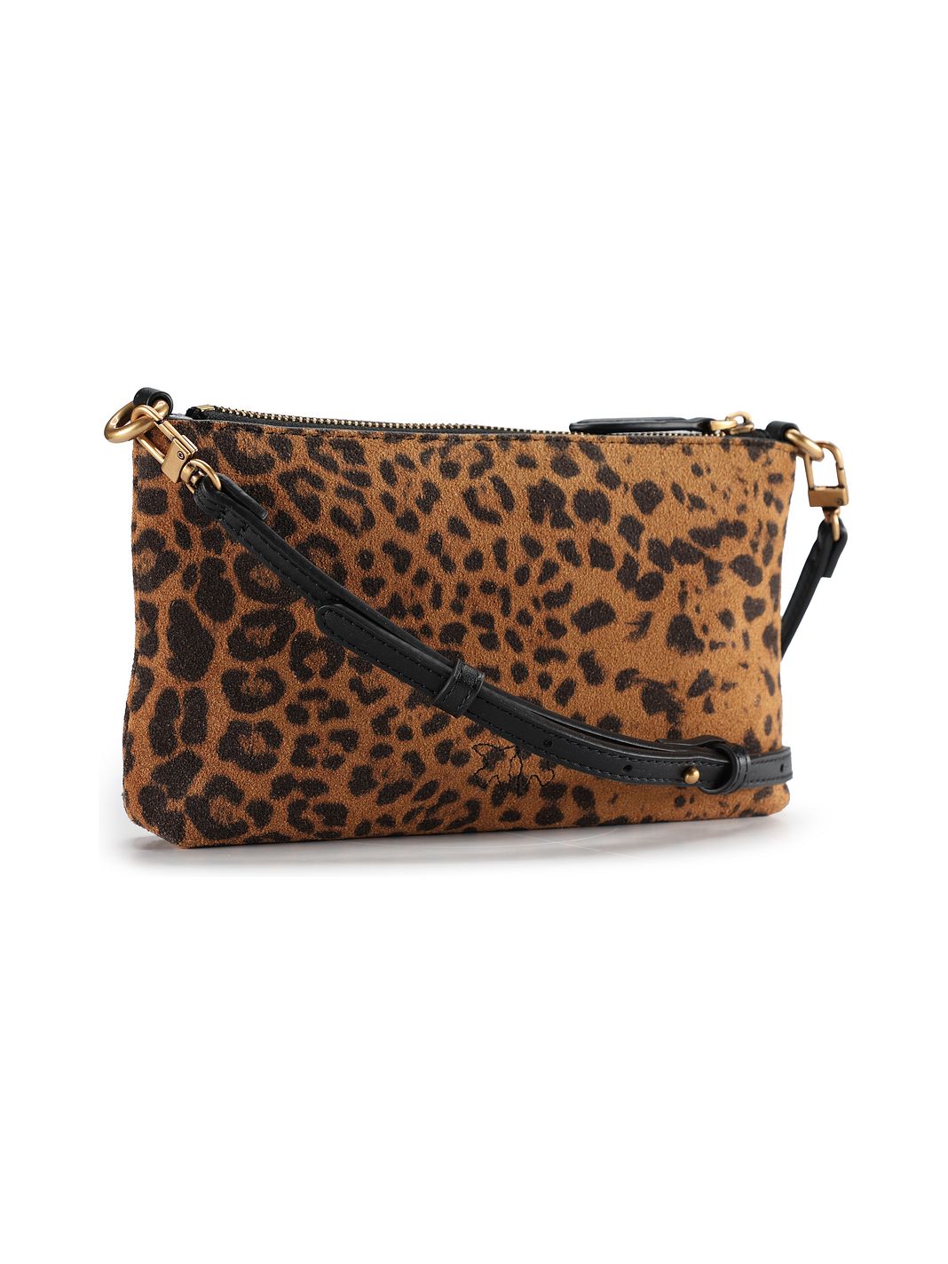 PINKO Flat Horizontal Borsa a tracolla Vera Pelle 20 cm PINKO Flat Horizontal Borsa a tracolla Vera Pelle 20 cm