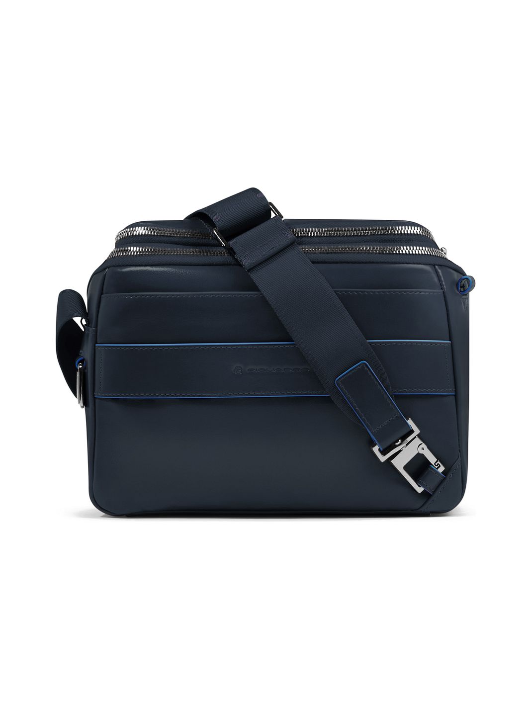 Piquadro Blue Square Borsa a tracolla Vera Pelle 27 cm