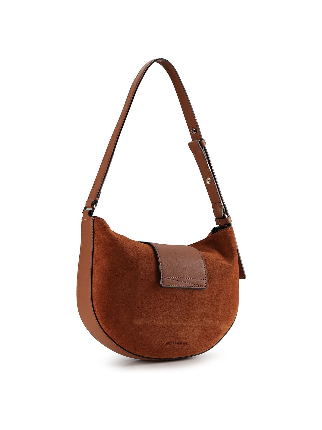 Karl Lagerfeld Signature Borsa a spalla Vera Pelle 27 cm