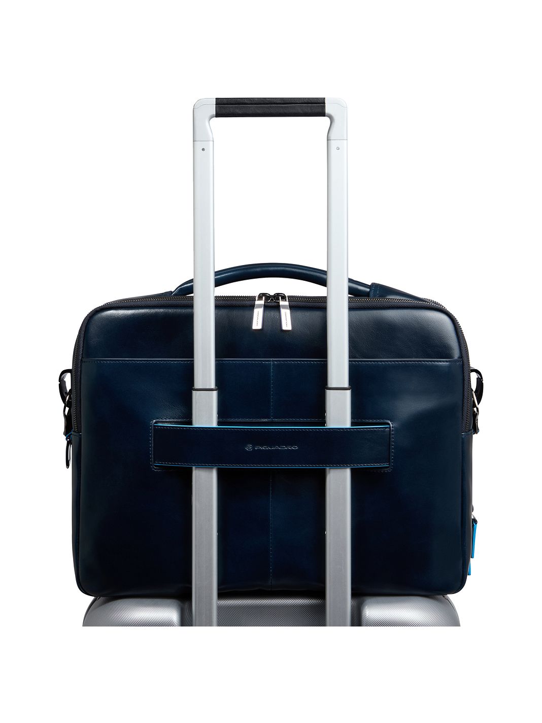 Piquadro Blue Square Valigetta Vera Pelle 39 cm Vano porta PC