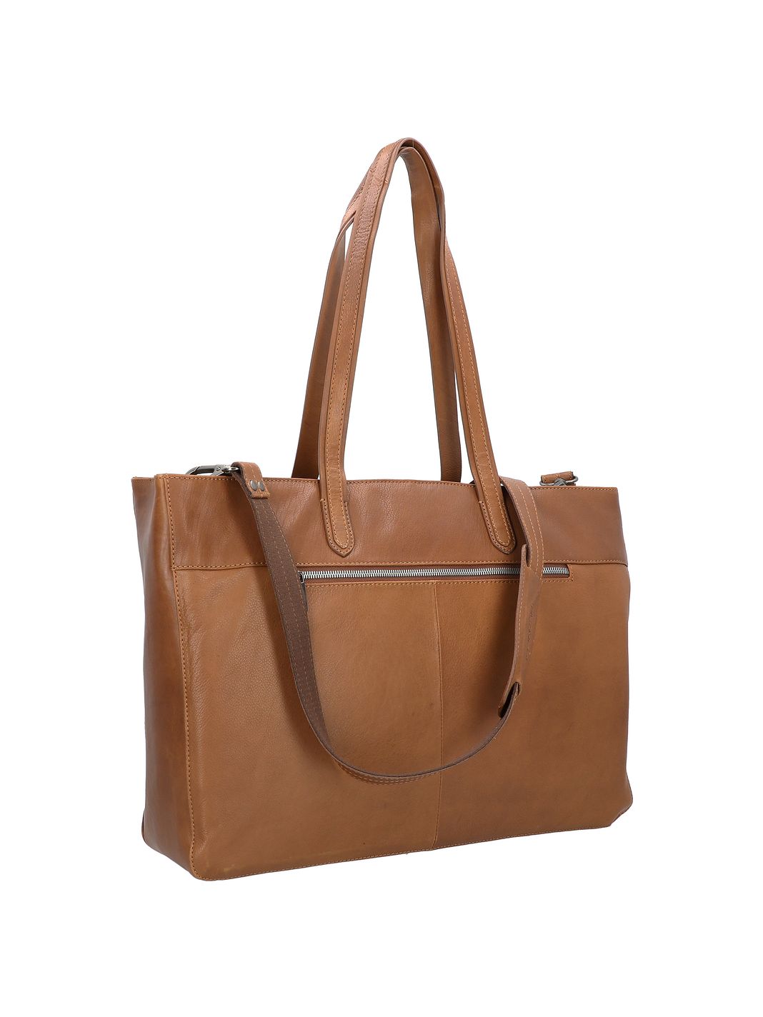 Plevier Power Borsa shopper Vera Pelle 43.5 cm Vano porta PC Plevier Power Borsa shopper Vera Pelle 43.5 cm Vano porta PC