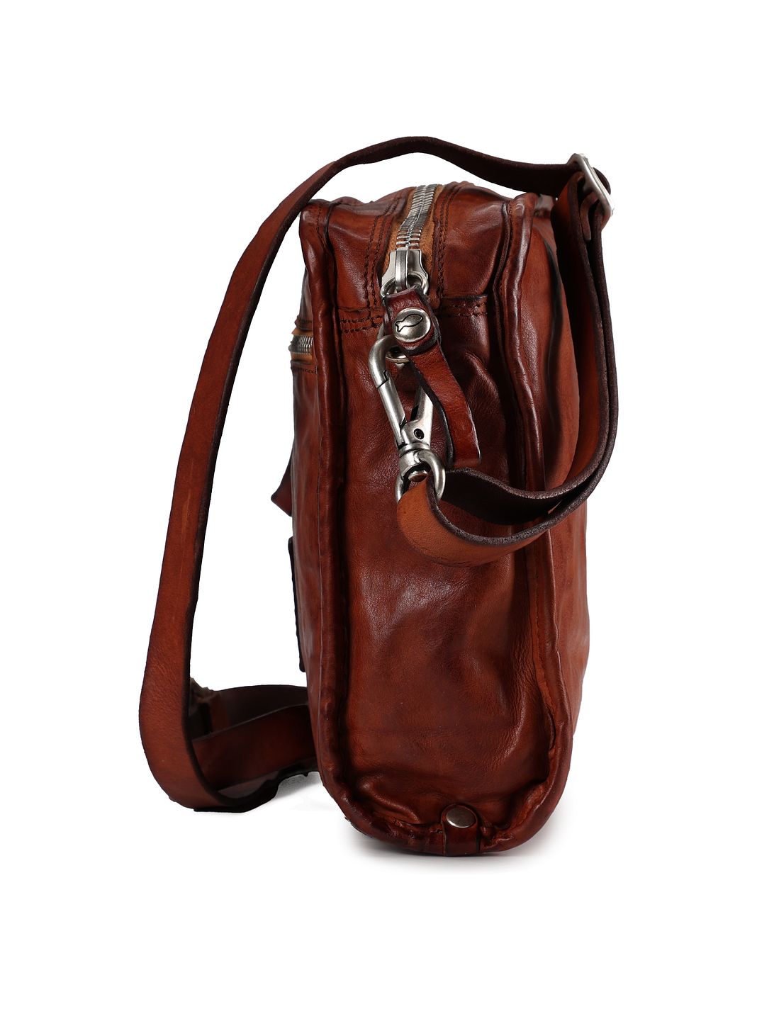 Campomaggi Cipresso Mini Borsa Borsa a tracolla Vera Pelle 17 cm