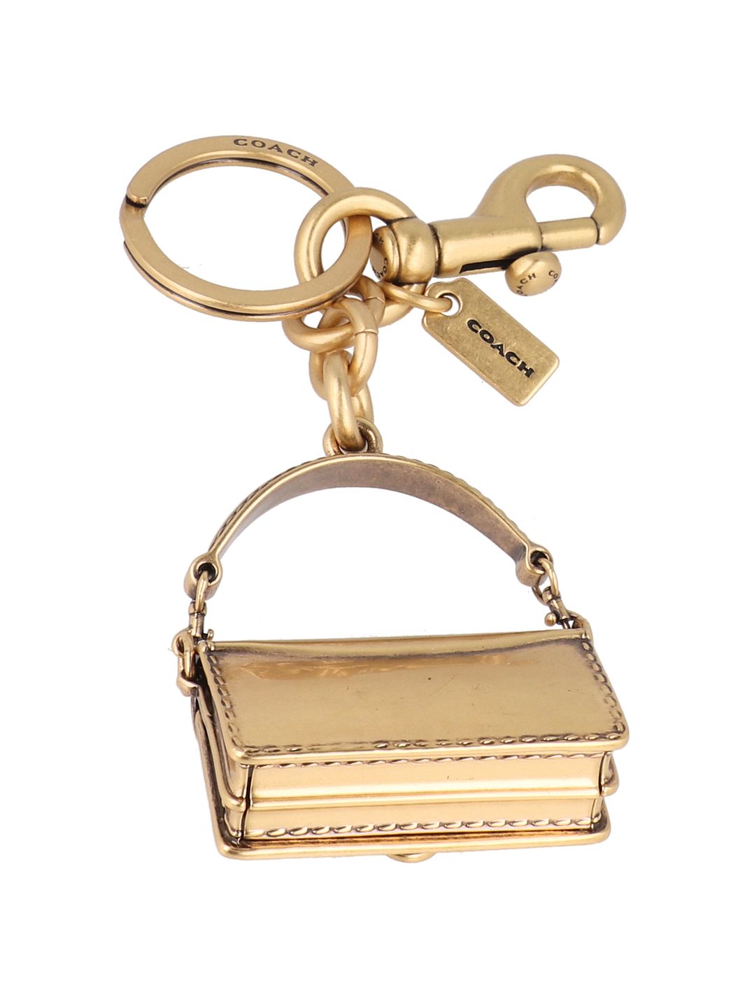 COACH Tabby Nyckelring Mässing 4 cm COACH Tabby Nyckelring Mässing 4 cm