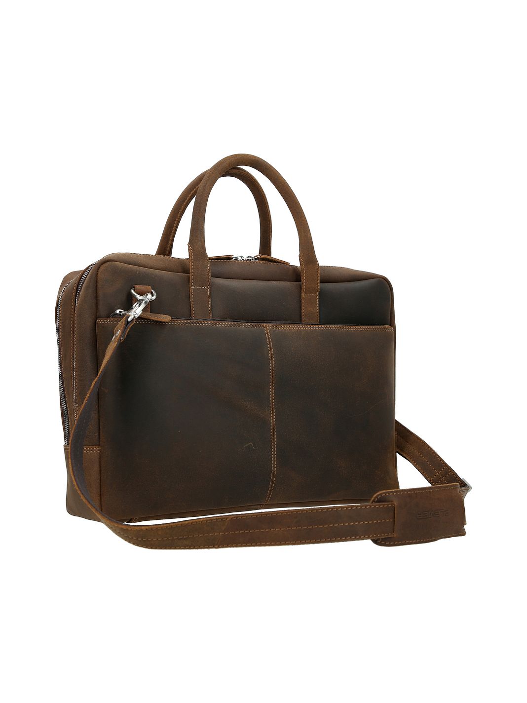 Plevier coventry Valigetta Vera Pelle 41 cm Vano porta PC Plevier coventry Valigetta Vera Pelle 41 cm Vano porta PC