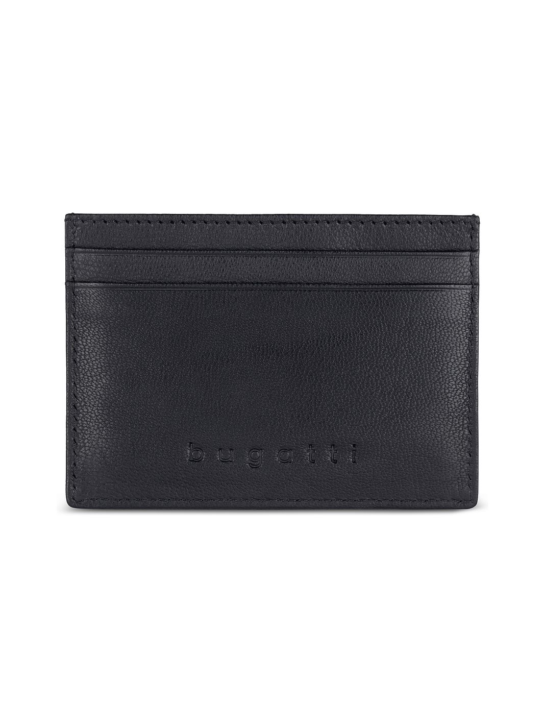 bugatti Black Magic Custodia per carta di credito Protezione RFID Vera Pelle 10 cm bugatti Black Magic Custodia per carta di credito Protezione RFID Vera Pelle 10 cm