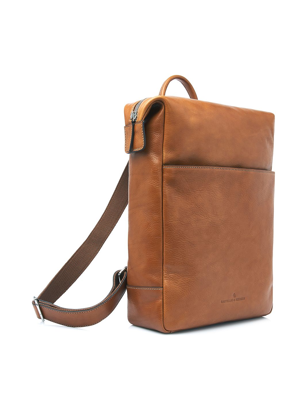 Castelijn & Beerens Laurens Zaino da giorno Protezione RFID Vera Pelle 41 cm Vano porta PC