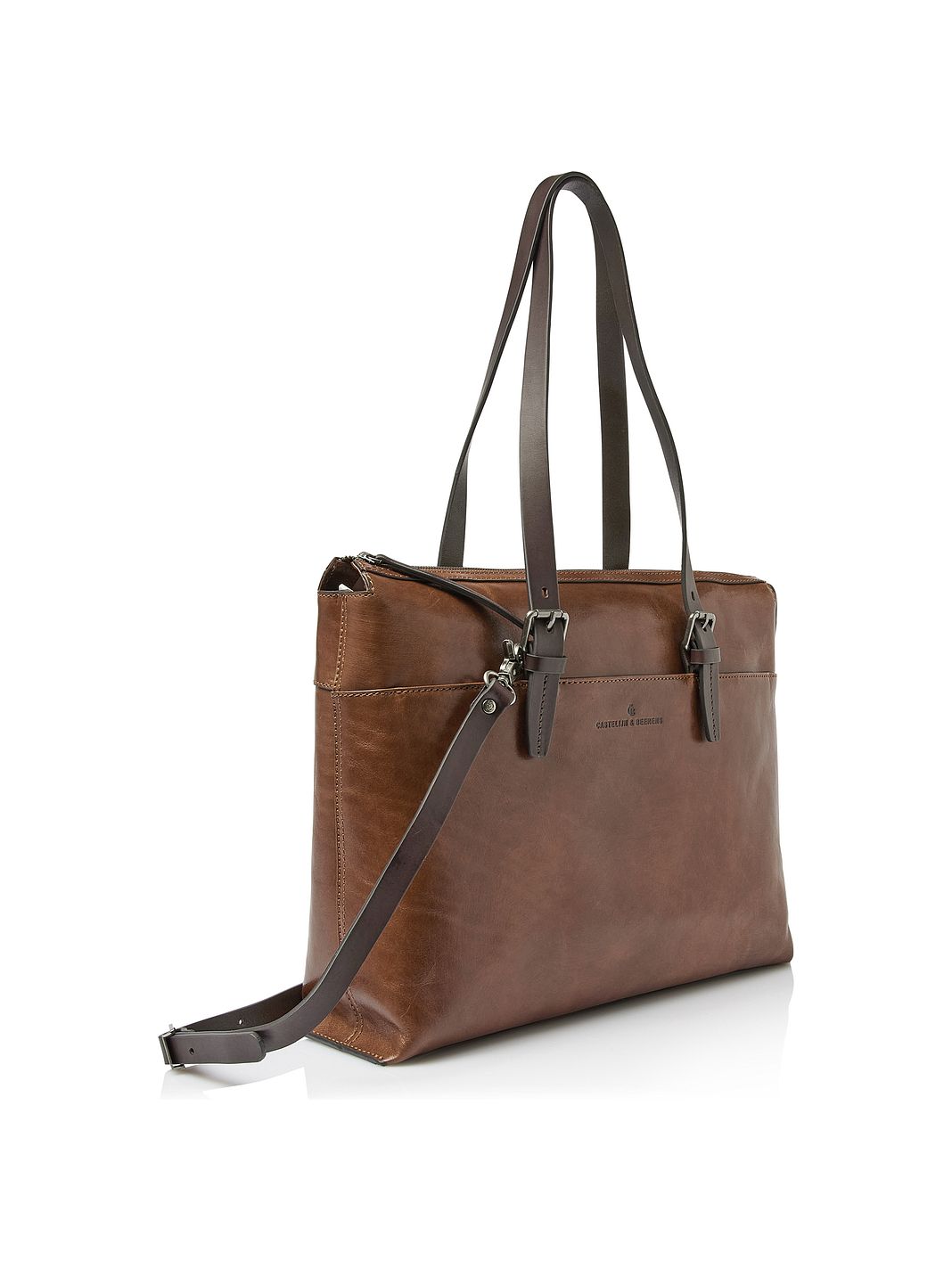 Castelijn & Beerens Rien Borsa a spalla Protezione RFID Vera Pelle 40 cm Vano porta PC Castelijn & Beerens Rien Borsa a spalla Protezione RFID Vera Pelle 40 cm Vano porta PC