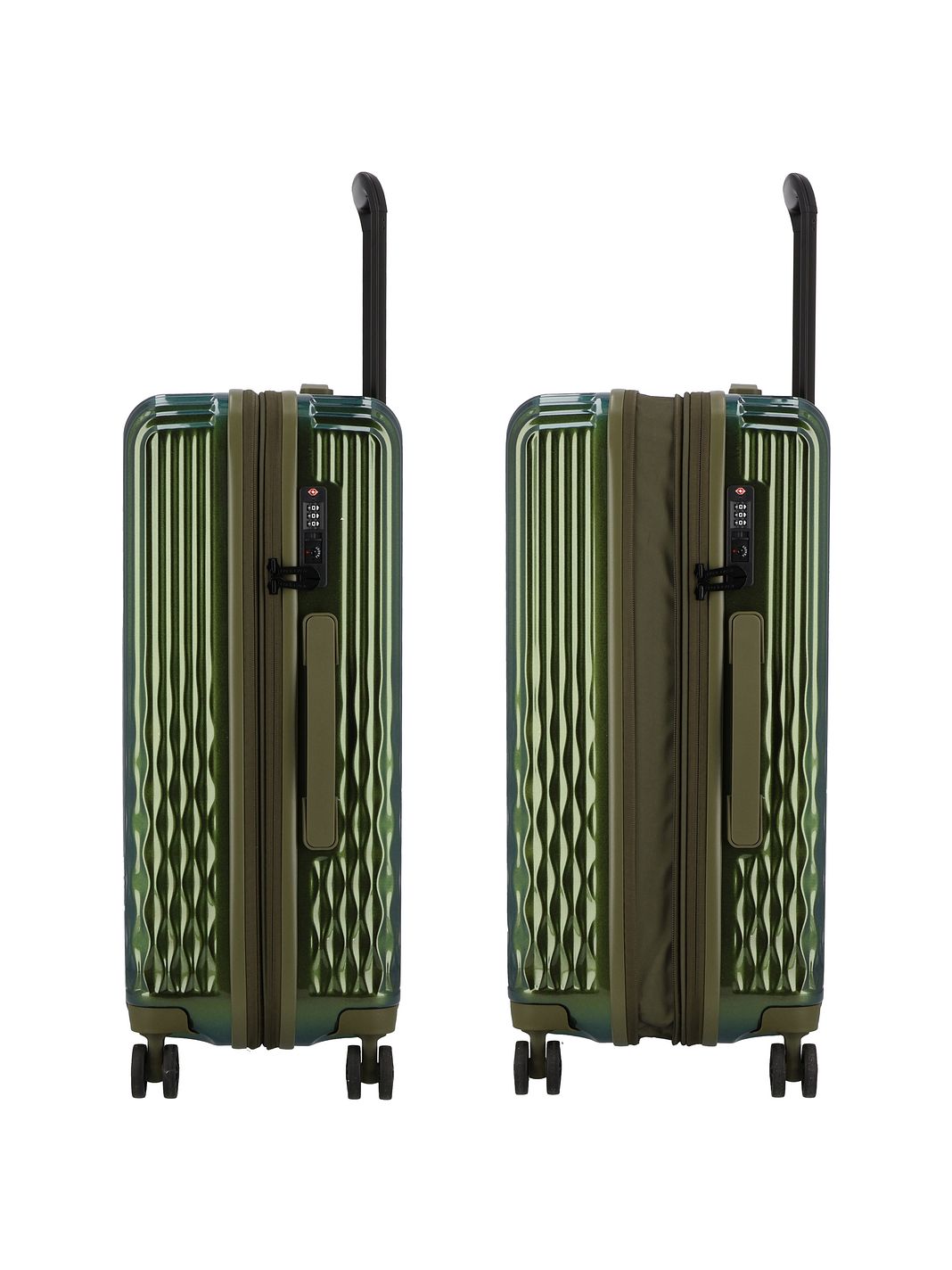 Pack Easy Flow 4 ruedas Trolley M 66 cm Con asa expansible