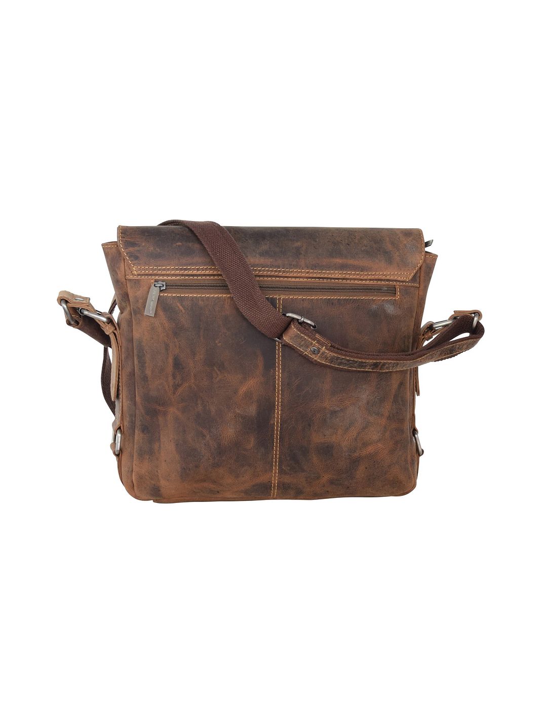 Greenburry Vintage Crossbody taske Læder 32 cm