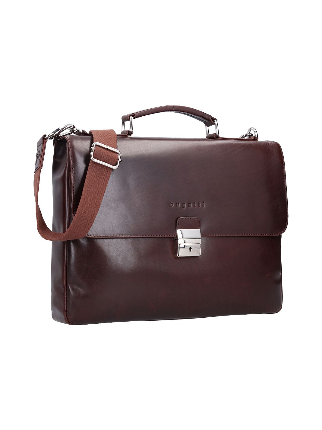bugatti Romano Valigetta Vera Pelle 40 cm Vano porta PC bugatti Romano Valigetta Vera Pelle 40 cm Vano porta PC
