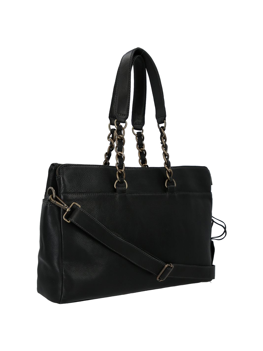 Cowboysbag Chained Barton Borsa a spalla Vera Pelle 40 cm Cowboysbag Chained Barton Borsa a spalla Vera Pelle 40 cm