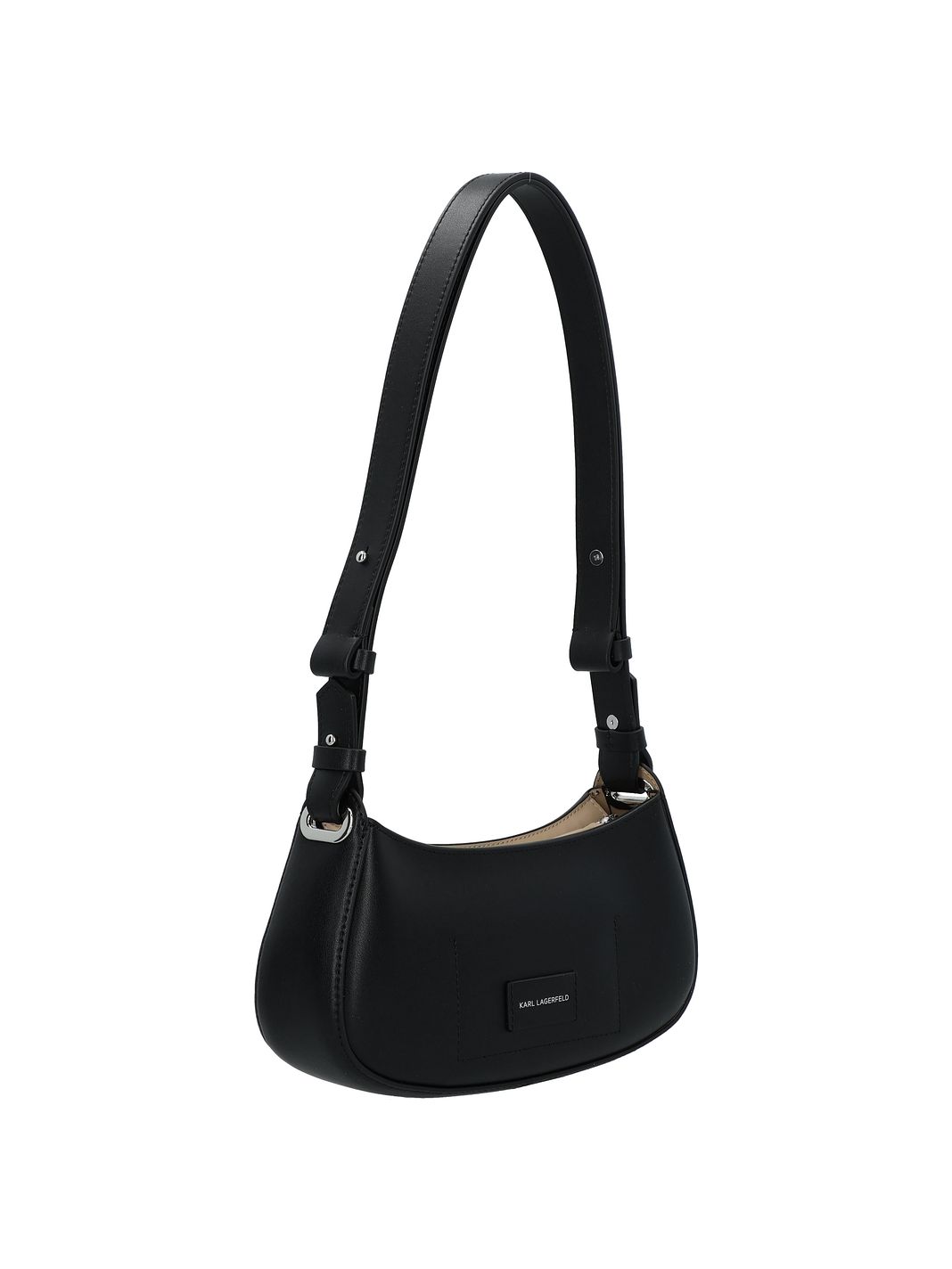 Karl Lagerfeld Circle Borsa a spalla Vera Pelle 32 cm Karl Lagerfeld Circle Borsa a spalla Vera Pelle 32 cm